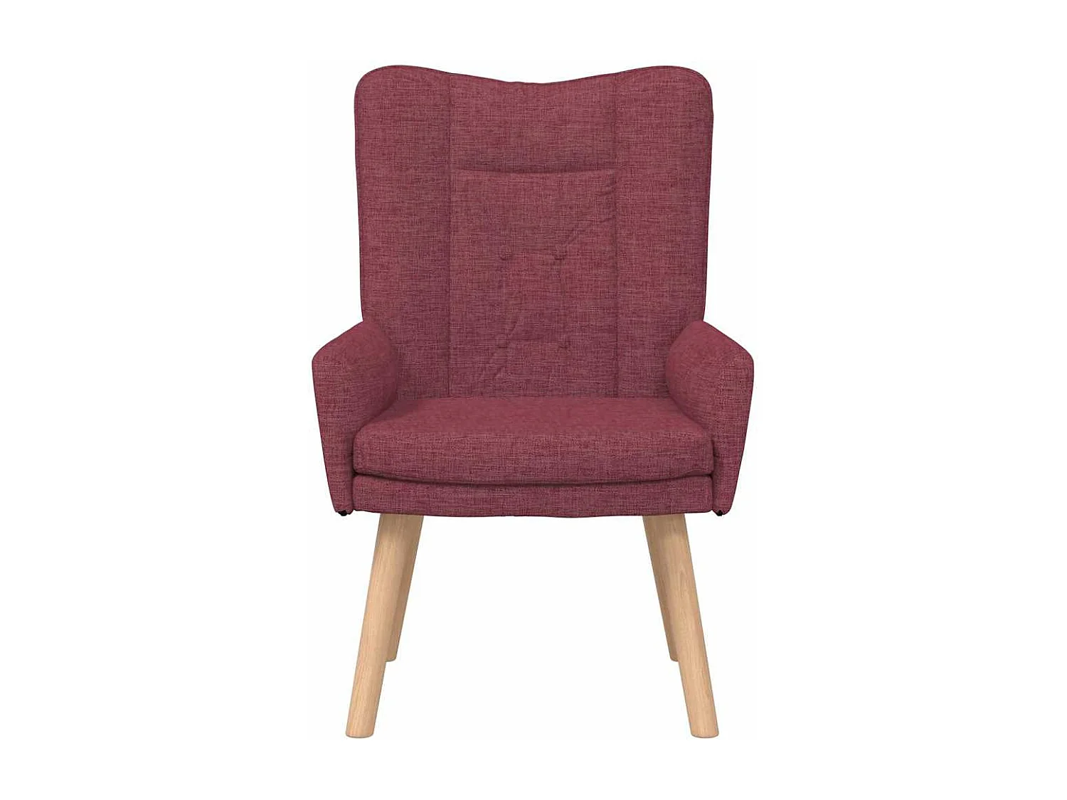 Sessel Weinrot 63 x 67 x 94 cm Sherpa-Stoff