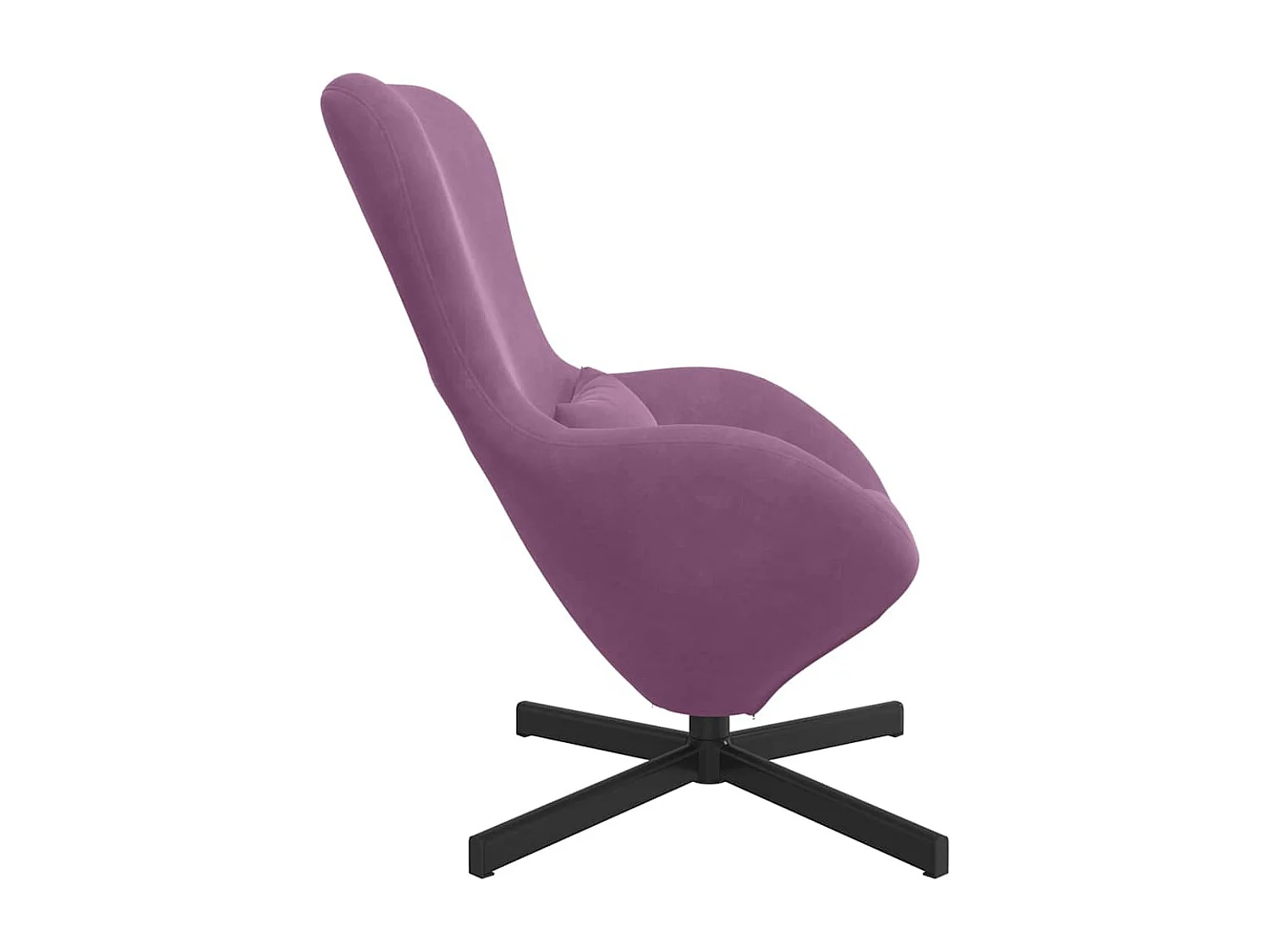 Eiersessel Lila 63 x 73 x 90 cm Samt