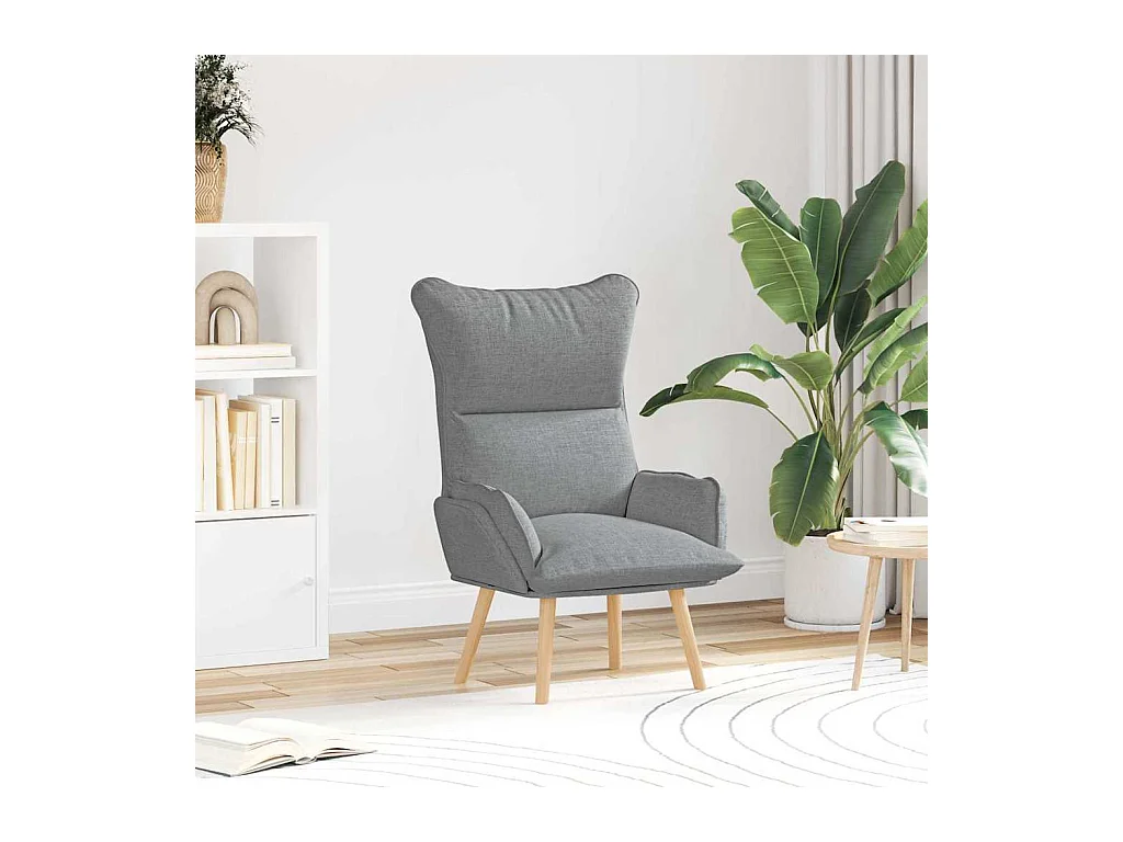 Fauteuil relaxant Gris clair 69 x 74 x 93 cm tissu