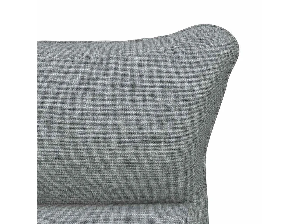 fauteuil Gris clair 69 x 74 x 93 cm Tissu et Contreplaqué