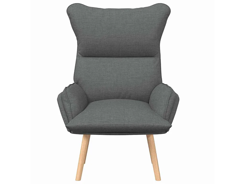 Fauteuil Donkergrijs 69 x 74 x 93 cm Stof en multiplex