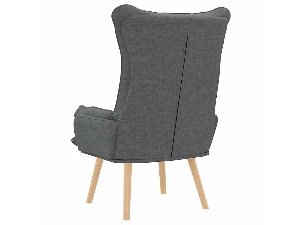 Fauteuil Donkergrijs 69 x 74 x 93 cm Stof en multiplex