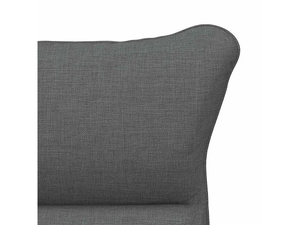 Fauteuil Donkergrijs 69 x 74 x 93 cm Stof en multiplex
