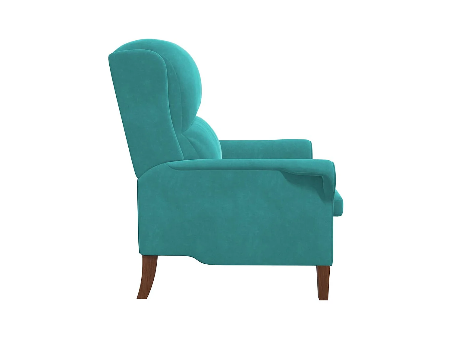 fauteuil Turquoise 76 x 94 x 102 cm Velours