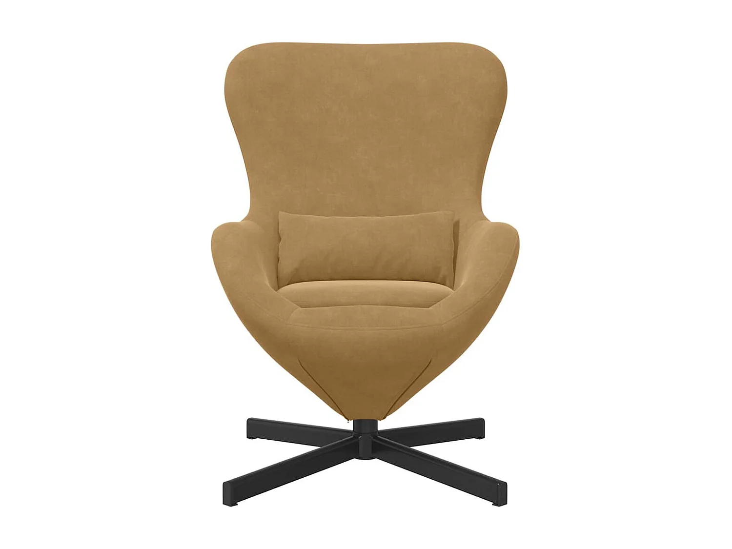 Eiersessel Braun 63 x 73 x 90 cm Samt