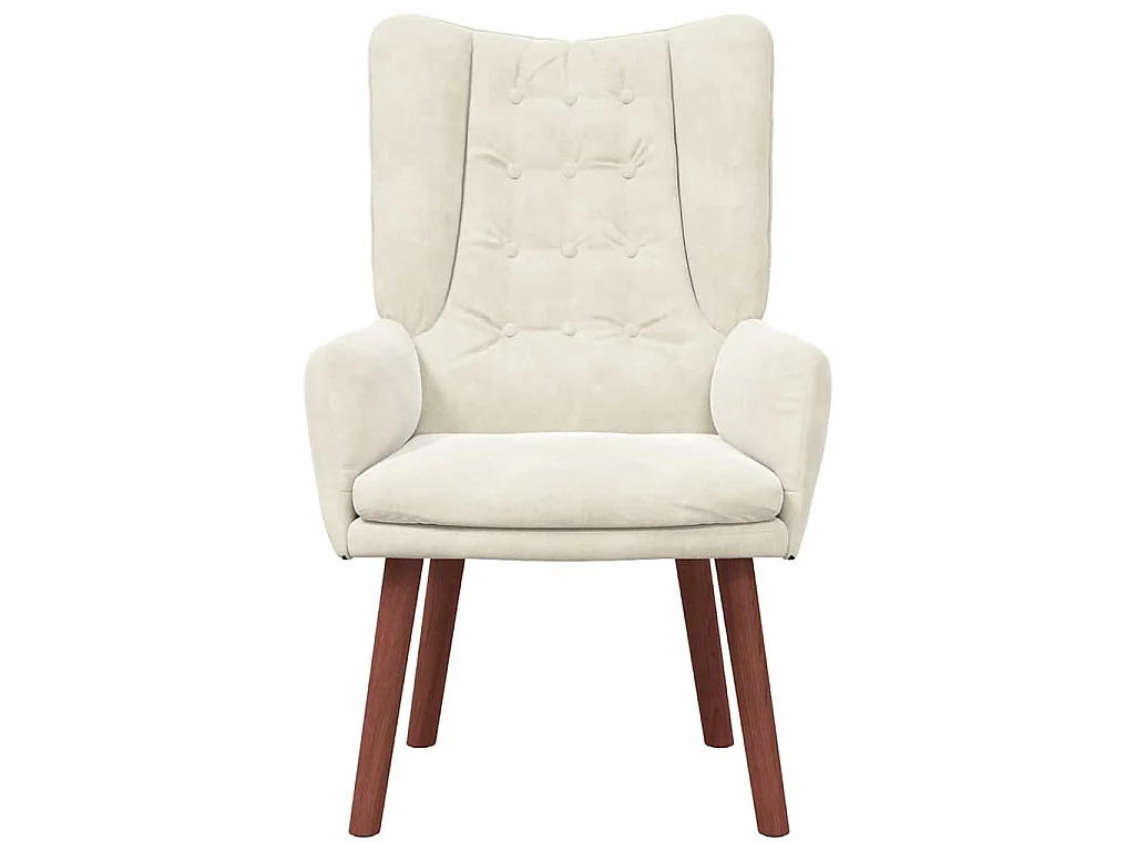 fauteuil Crème 63 x 67 x 94 cm Velours