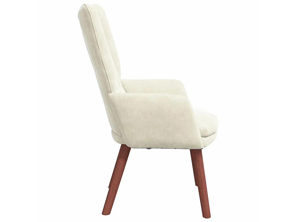 fauteuil Crème 63 x 67 x 94 cm Velours