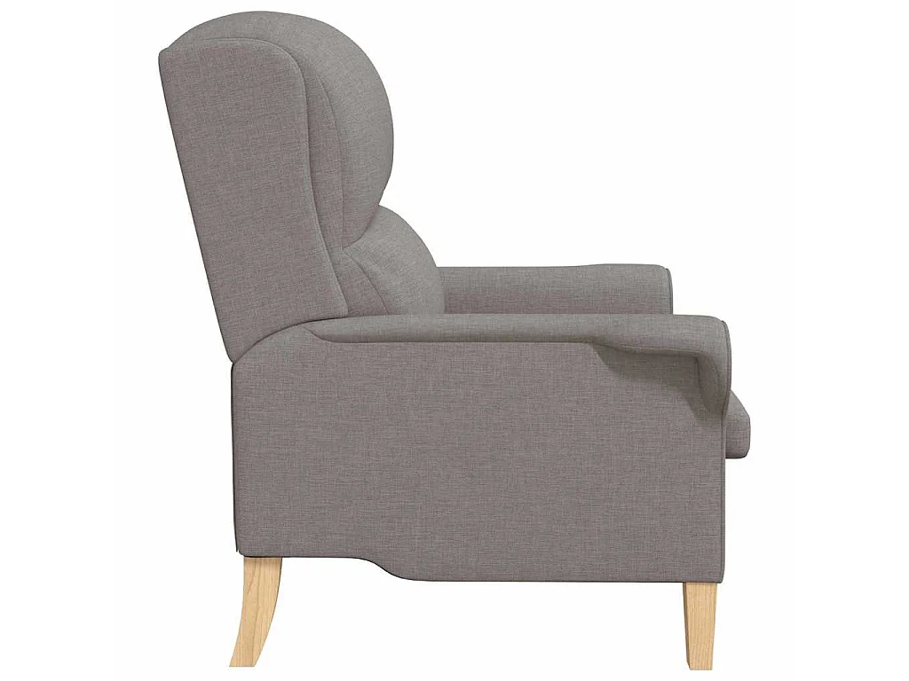 fauteuil Taupe tissu