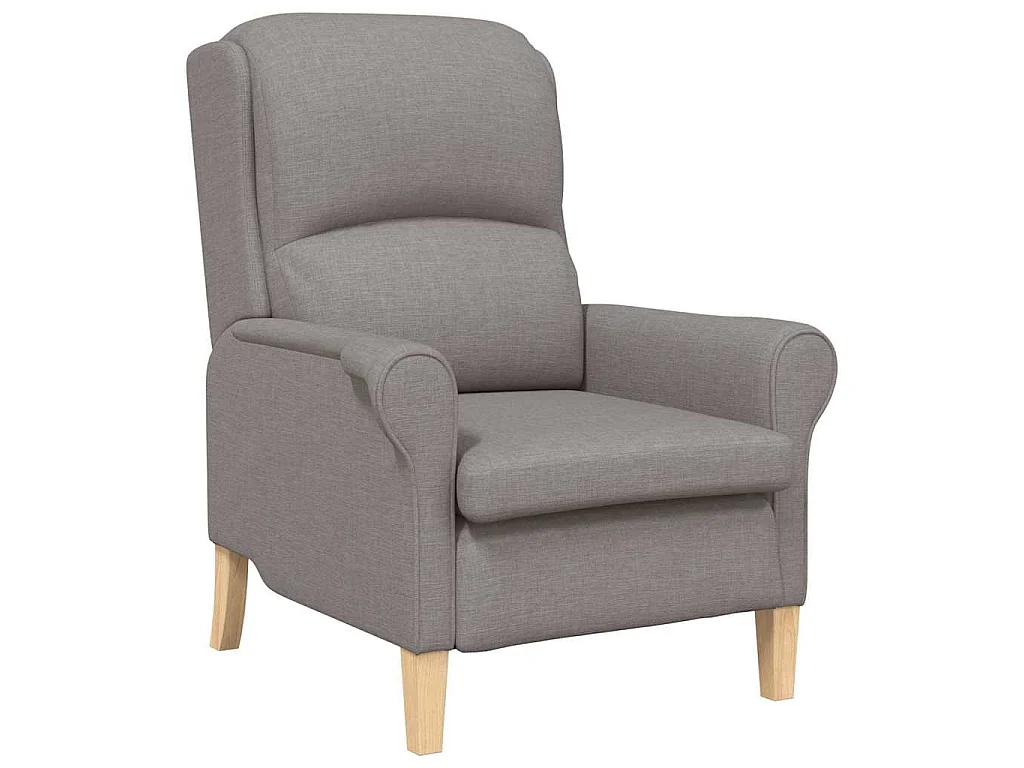fauteuil Taupe tissu