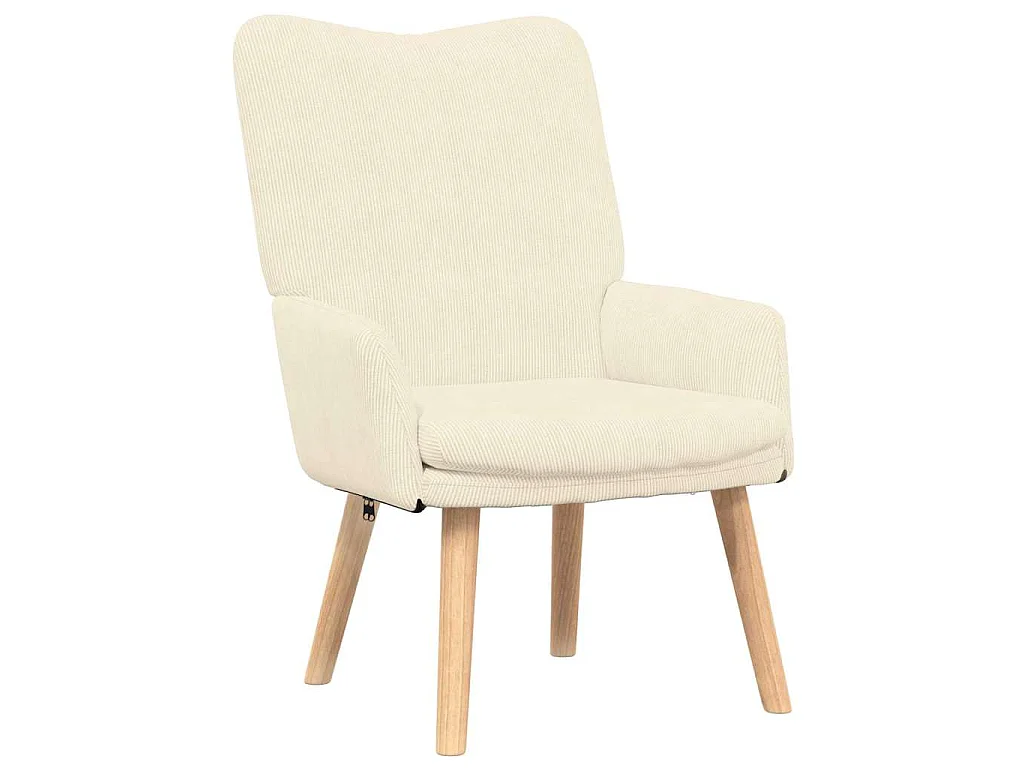 fauteuil Crème 63 x 67 x 94 cm tissu