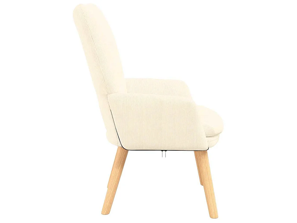 fauteuil Crème 63 x 67 x 94 cm tissu