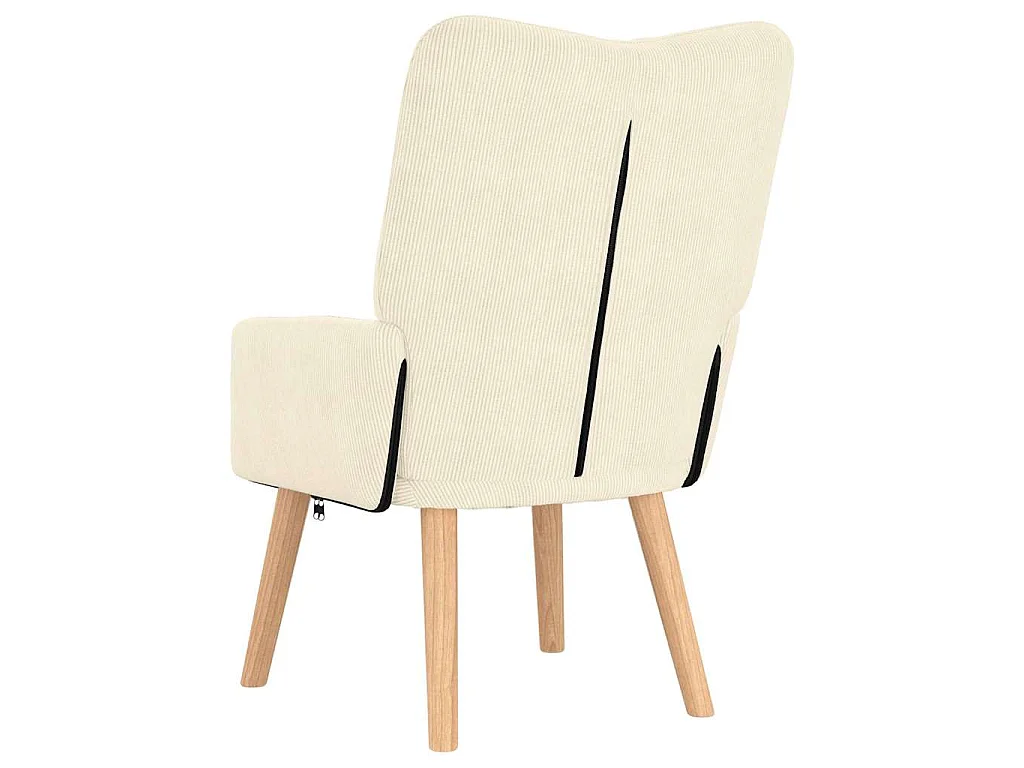 fauteuil Crème 63 x 67 x 94 cm tissu
