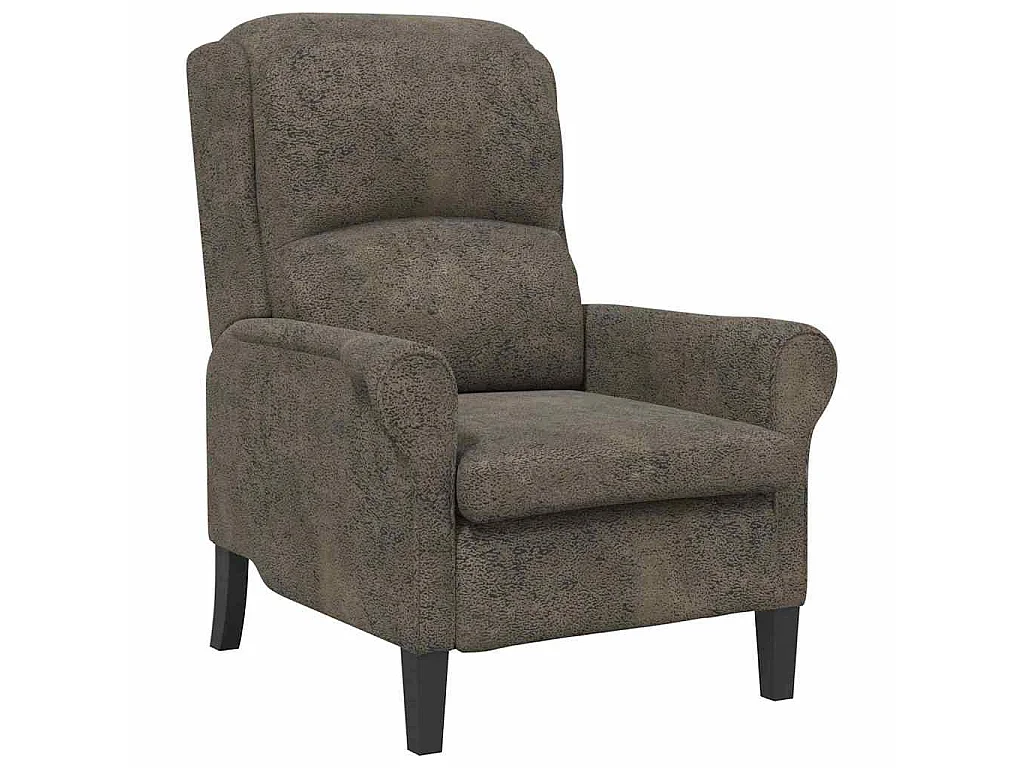fauteuil Gris foncé Simili cuir