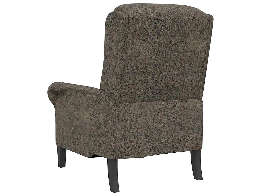 fauteuil Gris foncé Simili cuir
