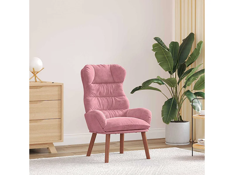 fauteuil Rose 69 x 74 x 93 cm Velours