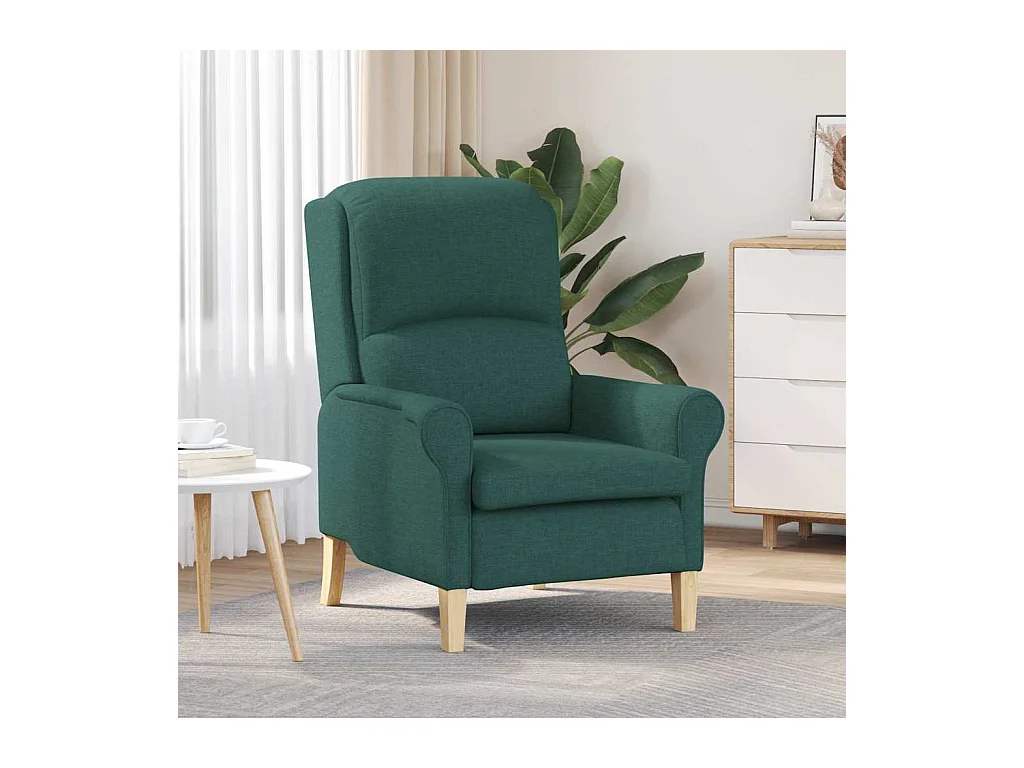 fauteuil Vert foncé 76 x 94 x 102 cm tissu