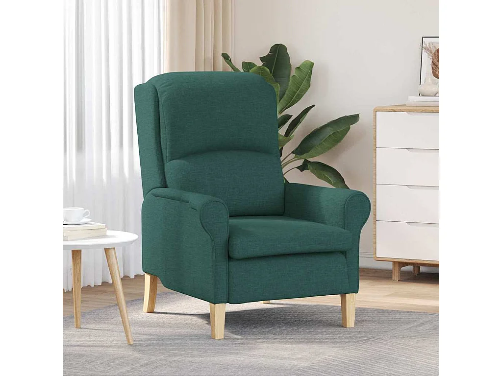 fauteuil Vert foncé tissu