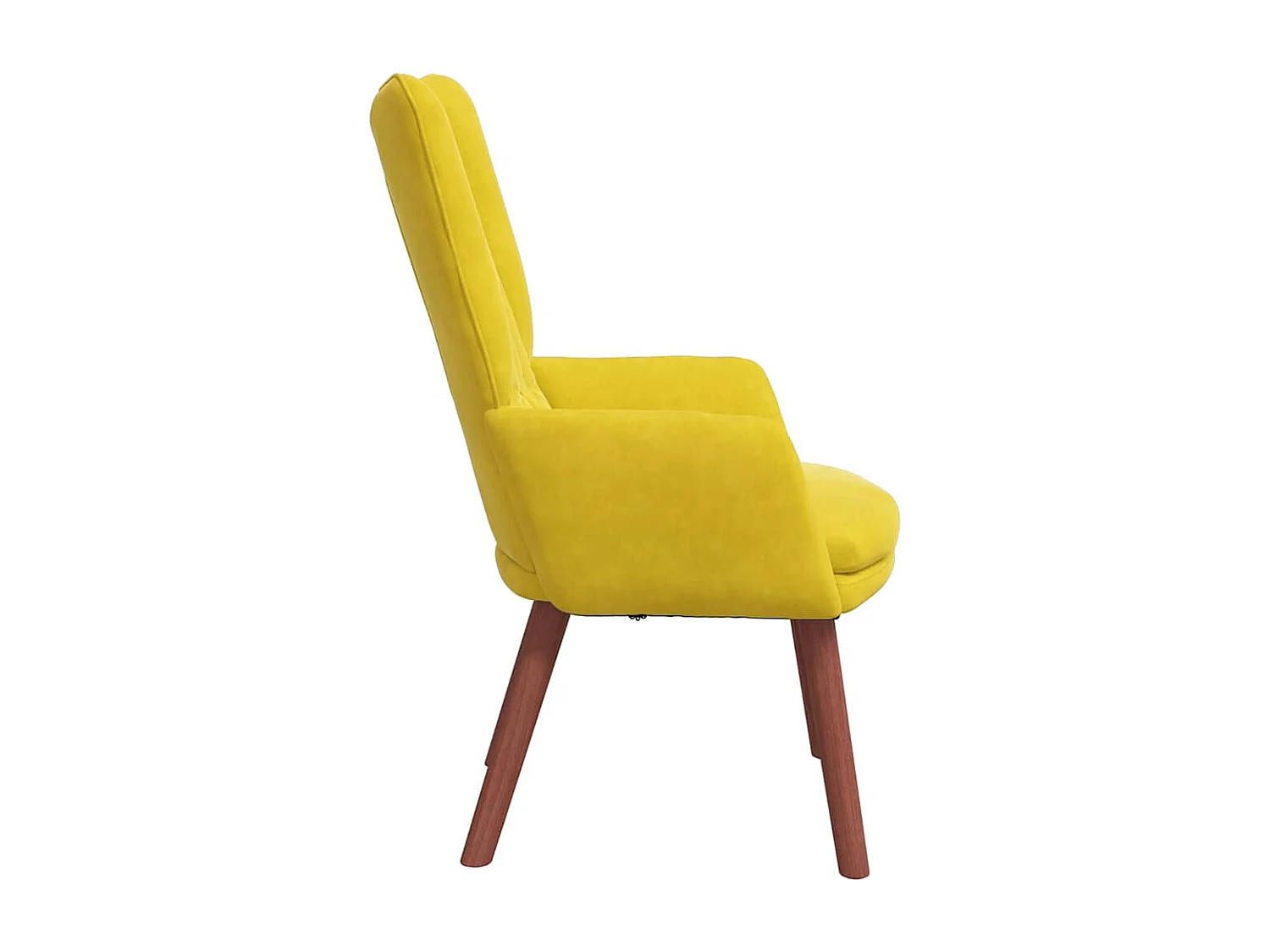 Fauteuil relaxant Jaune 63 x 67 x 94 cm Velours