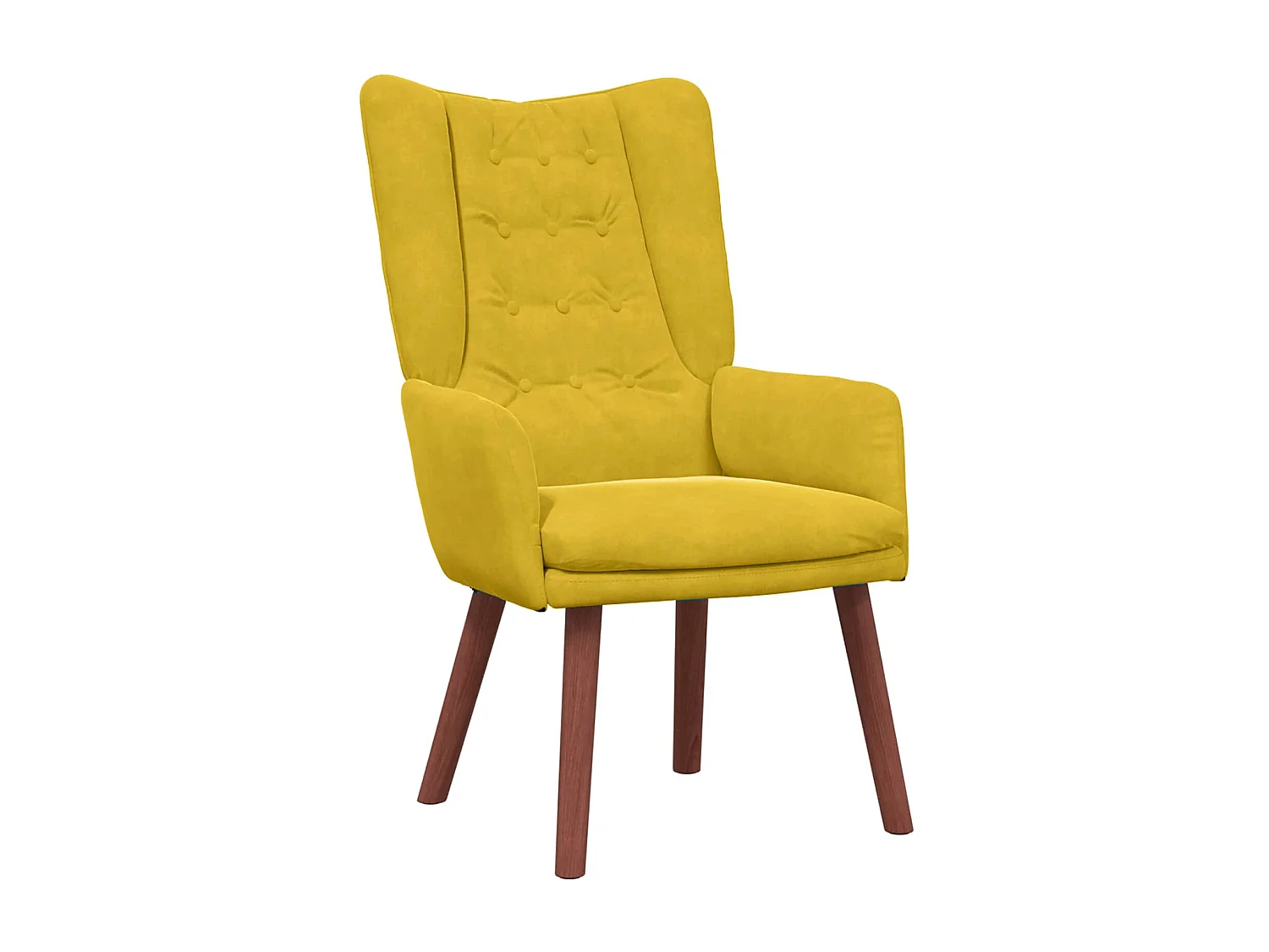 fauteuil Jaune 63 x 67 x 94 cm Velours