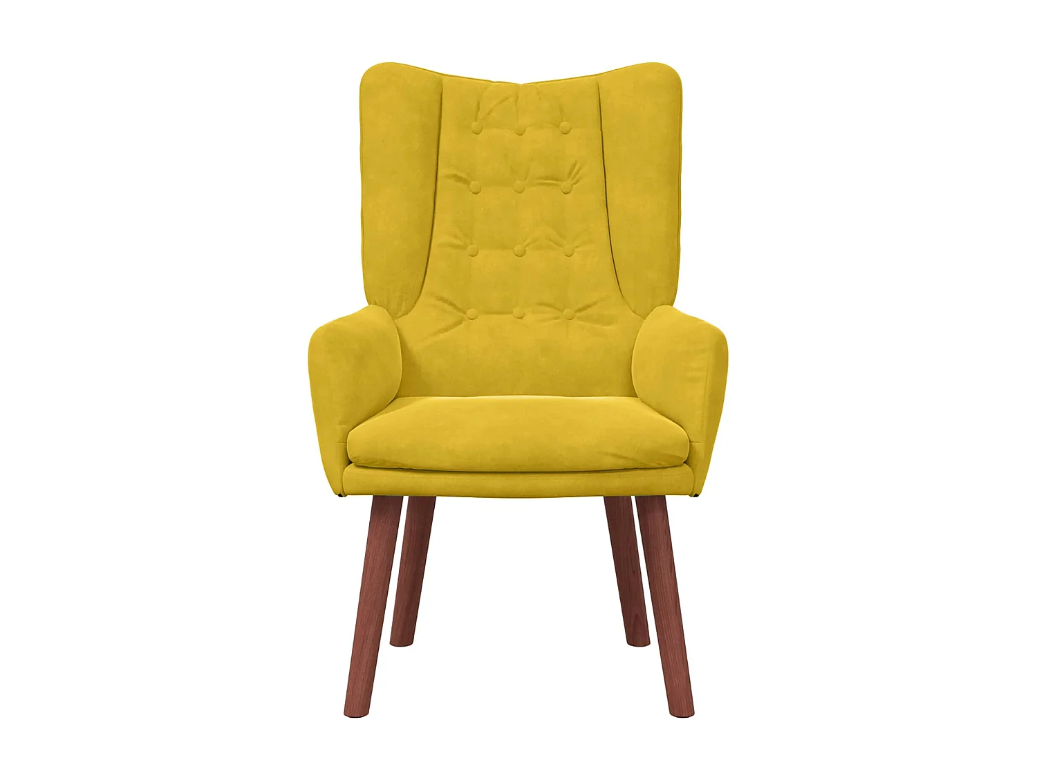 fauteuil Jaune 63 x 67 x 94 cm Velours