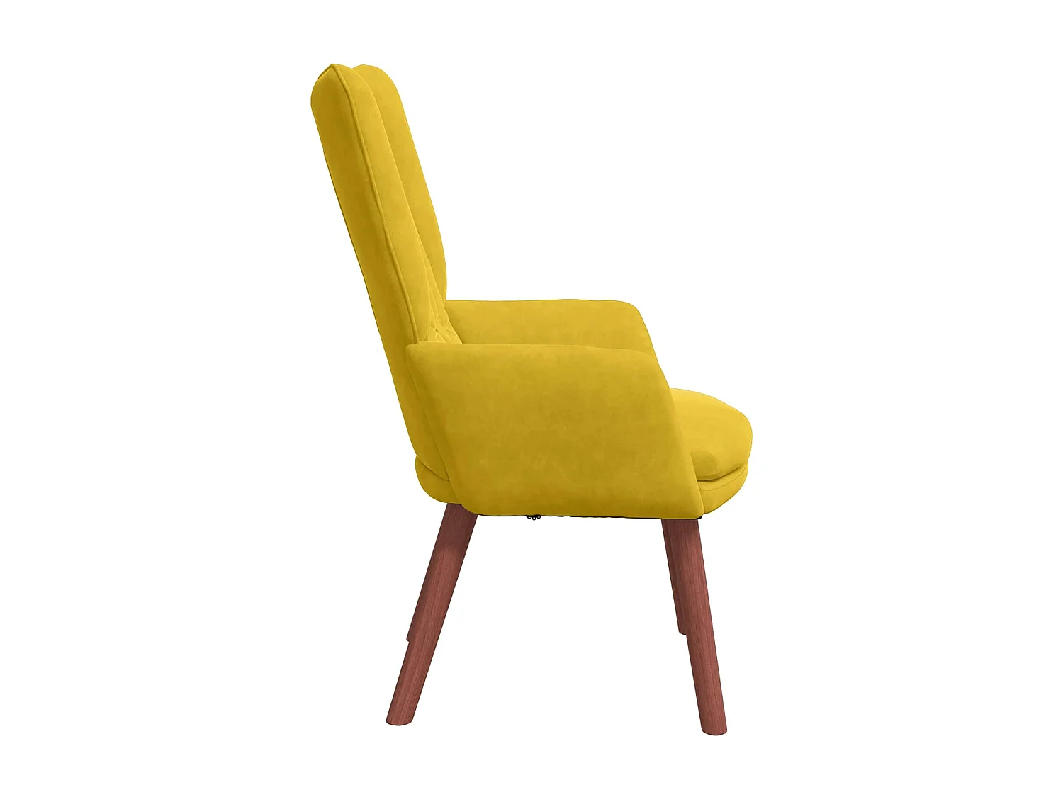 fauteuil Jaune 63 x 67 x 94 cm Velours