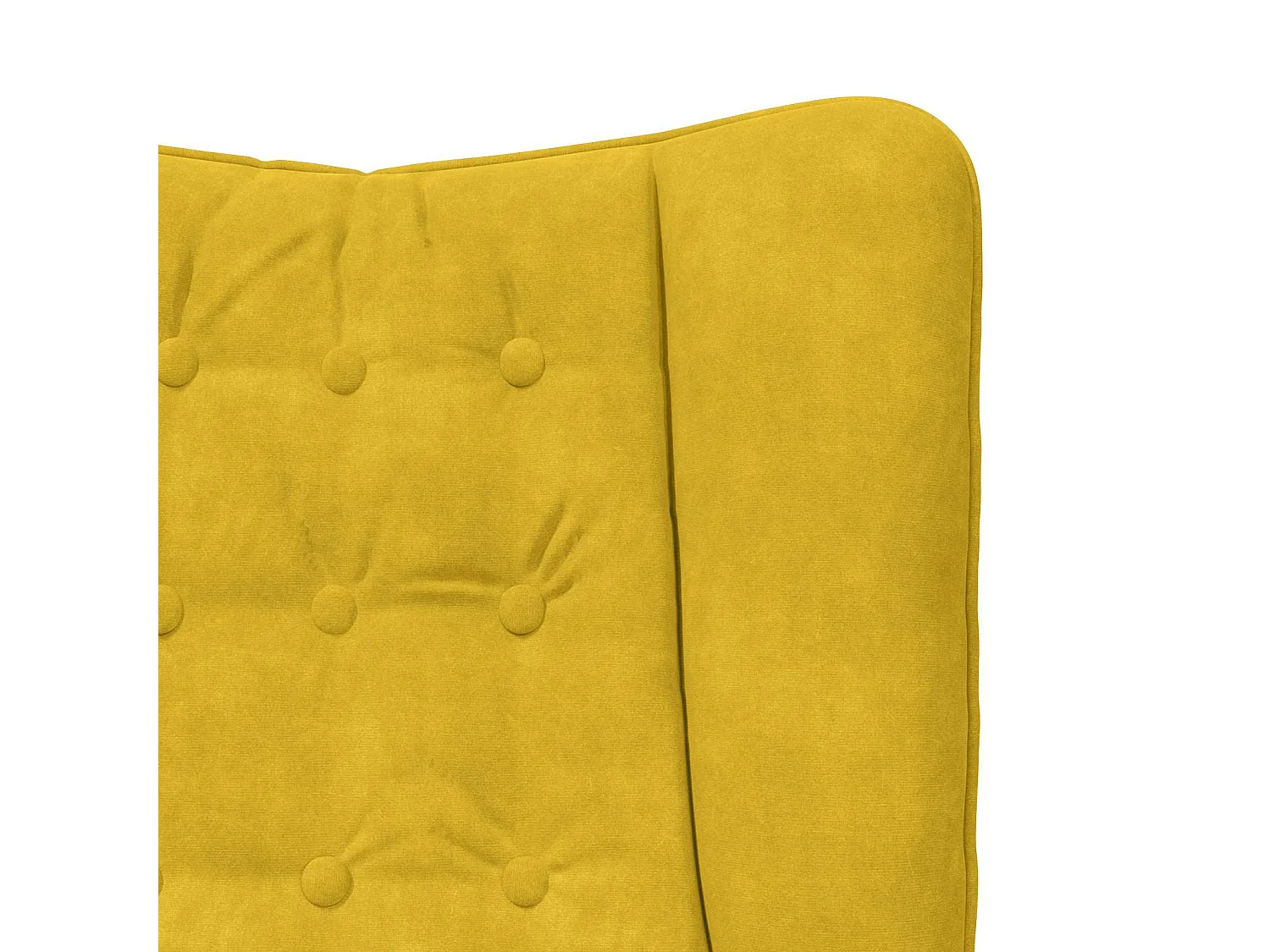 fauteuil Jaune 63 x 67 x 94 cm Velours
