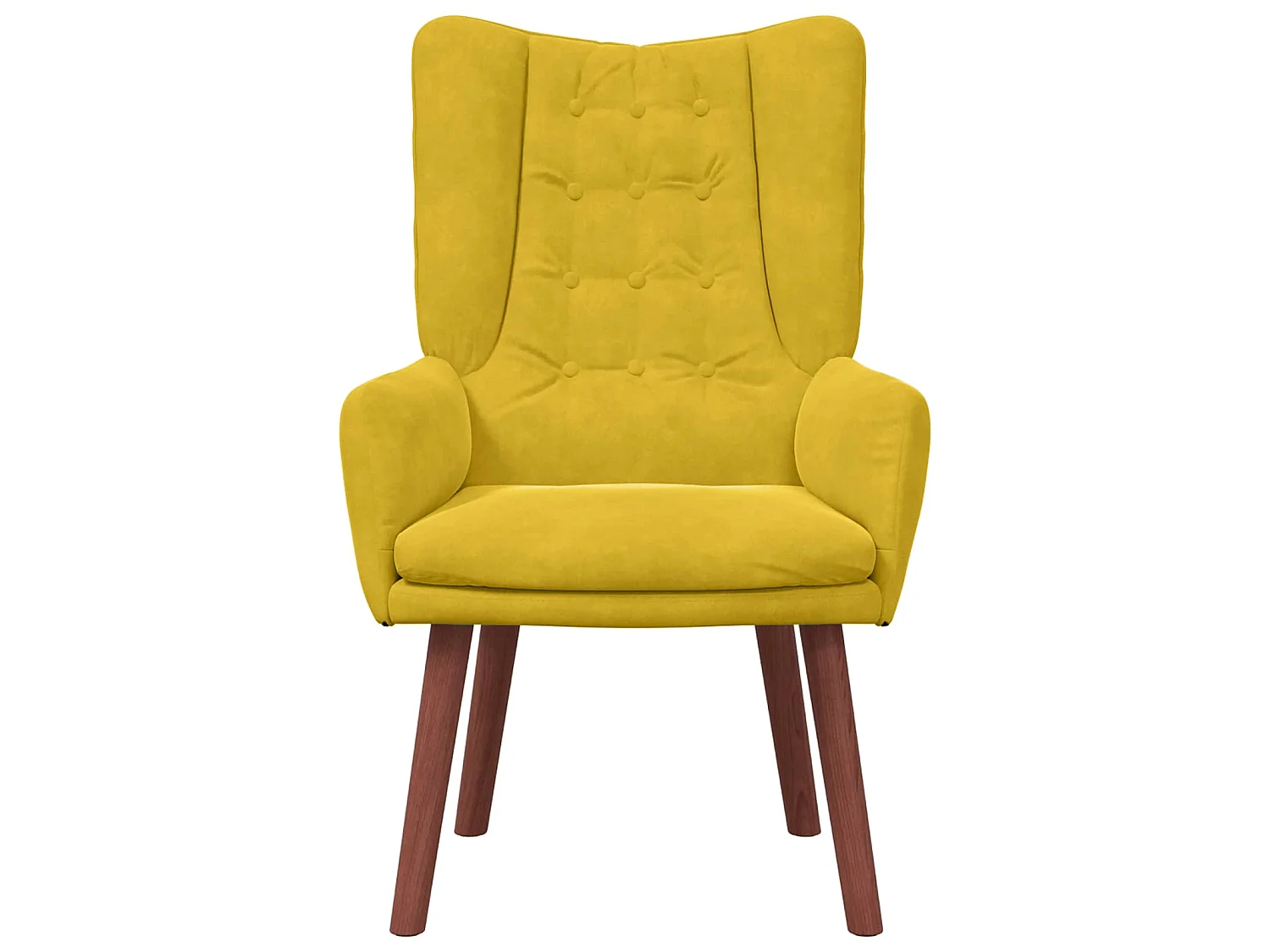 fauteuil Jaune 63 x 67 x 94 cm Velours