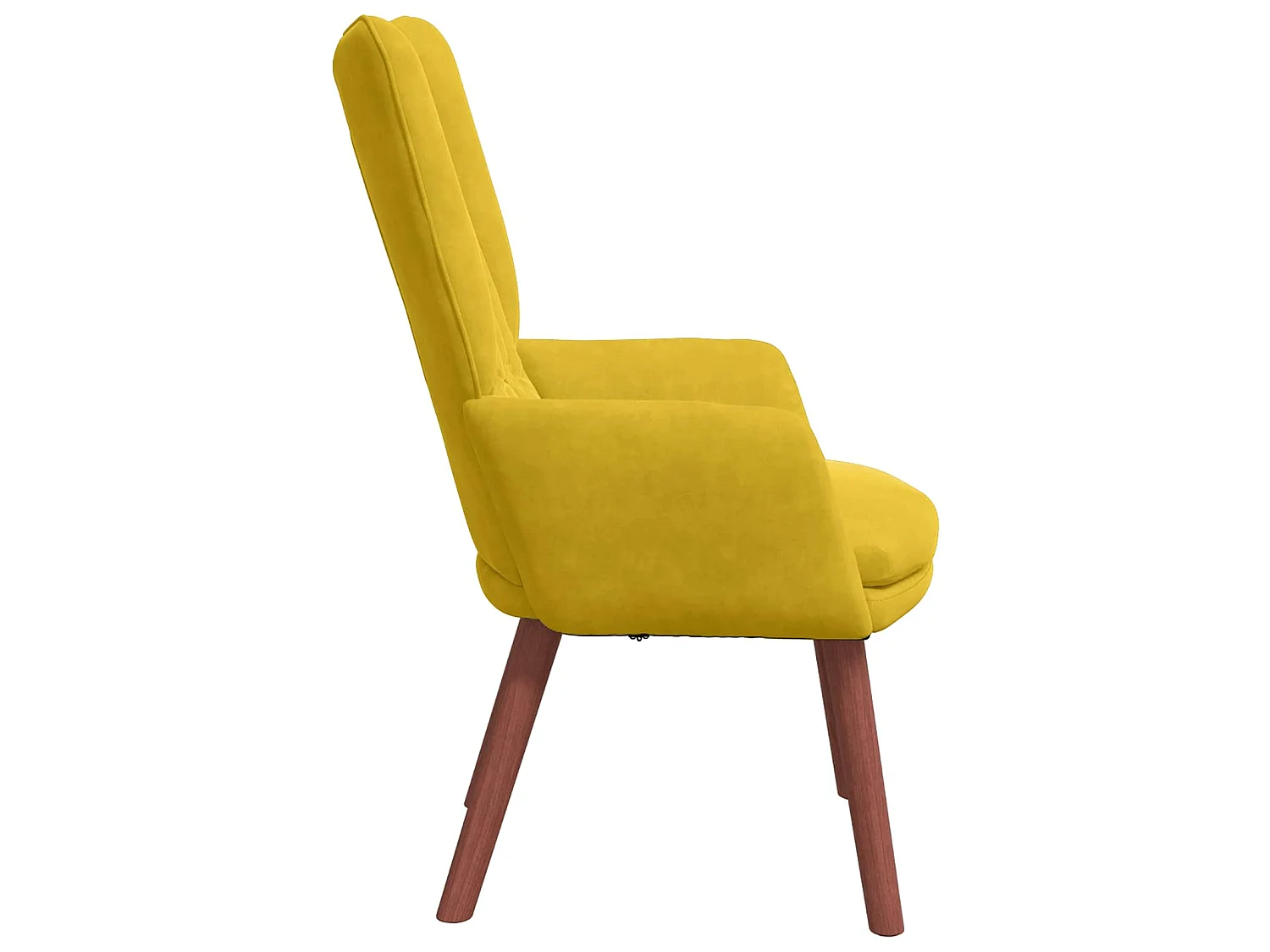 fauteuil Jaune 63 x 67 x 94 cm Velours