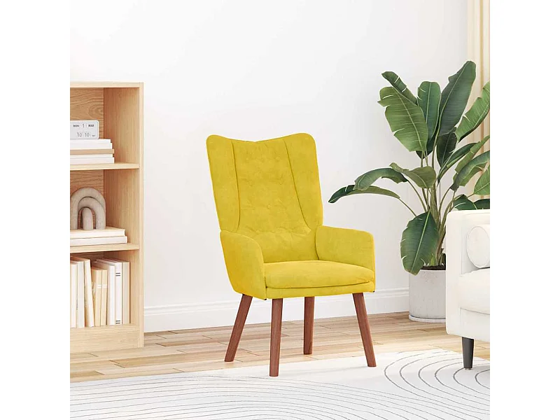 Fauteuil Geel 63 x 67 x 94 cm Fluweel