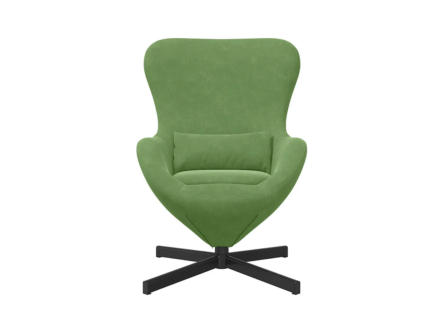 Fauteuil œuf Vert clair 63 x 73 x 90 cm Velours