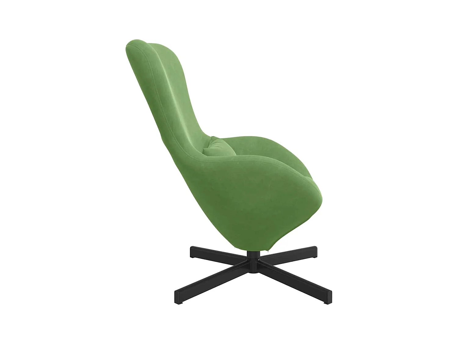 Fauteuil œuf Vert clair 63 x 73 x 90 cm Velours