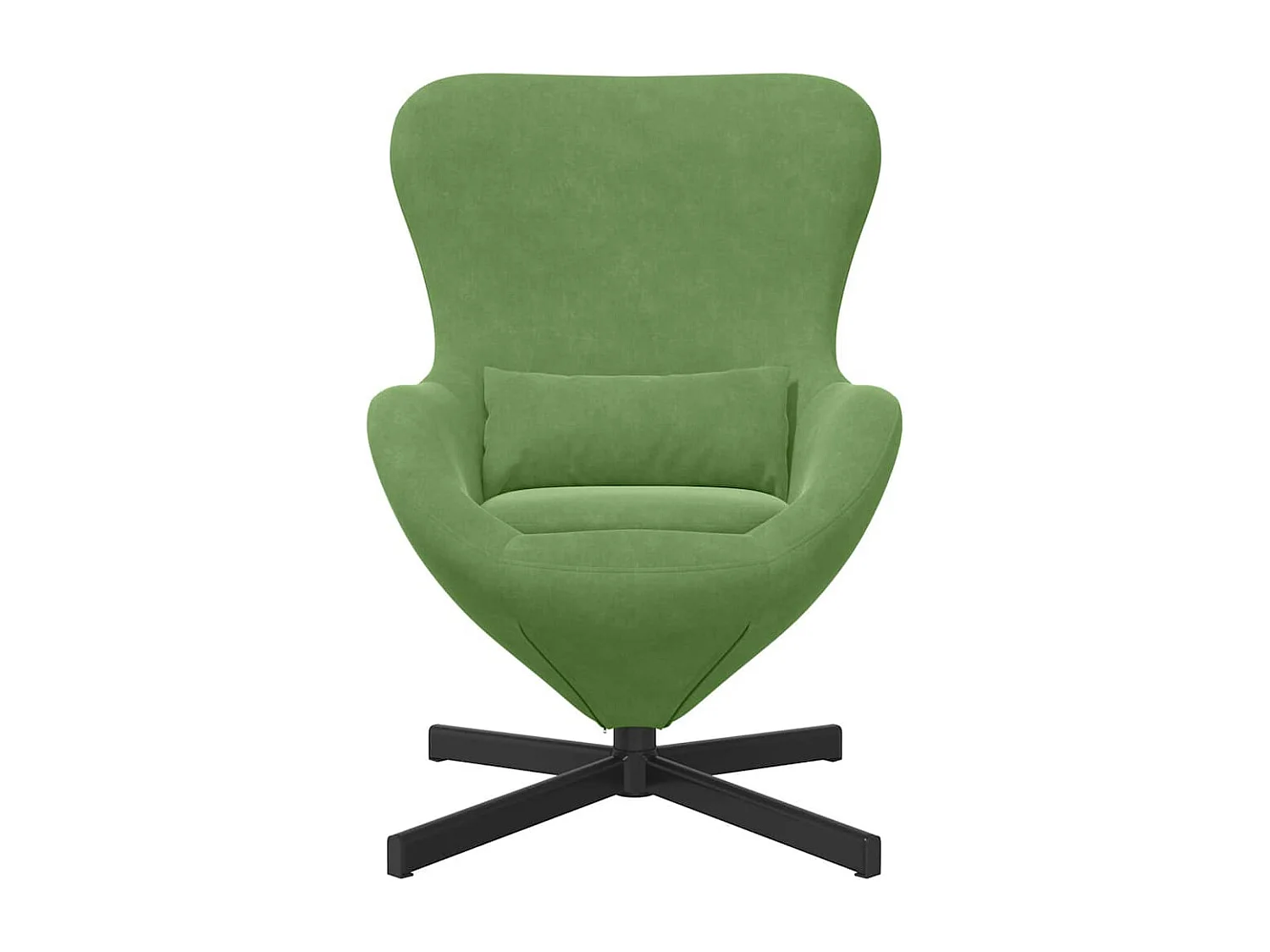 Fauteuil œuf Vert clair 63 x 73 x 90 cm Velours