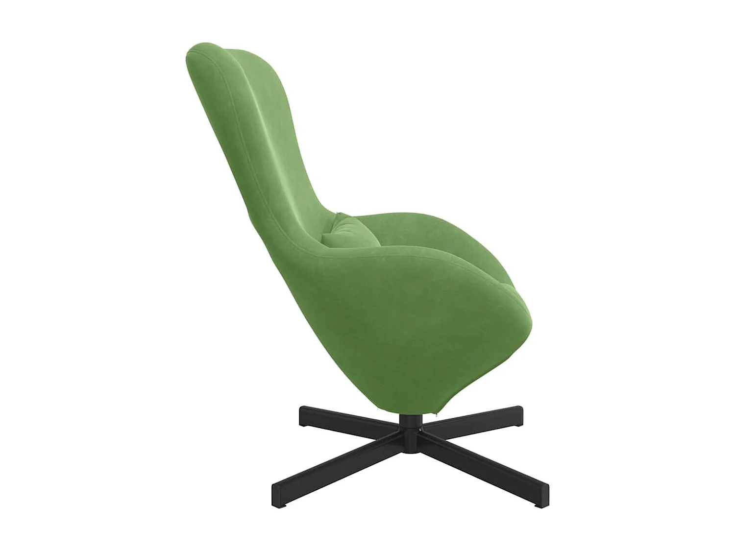 Fauteuil œuf Vert clair 63 x 73 x 90 cm Velours