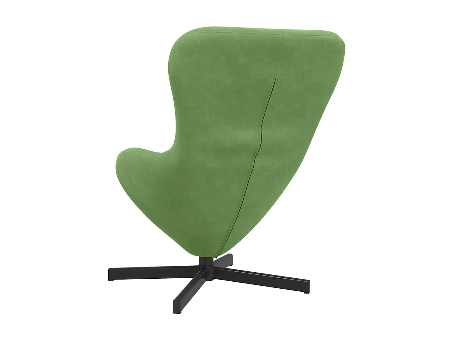 Fauteuil œuf Vert clair 63 x 73 x 90 cm Velours