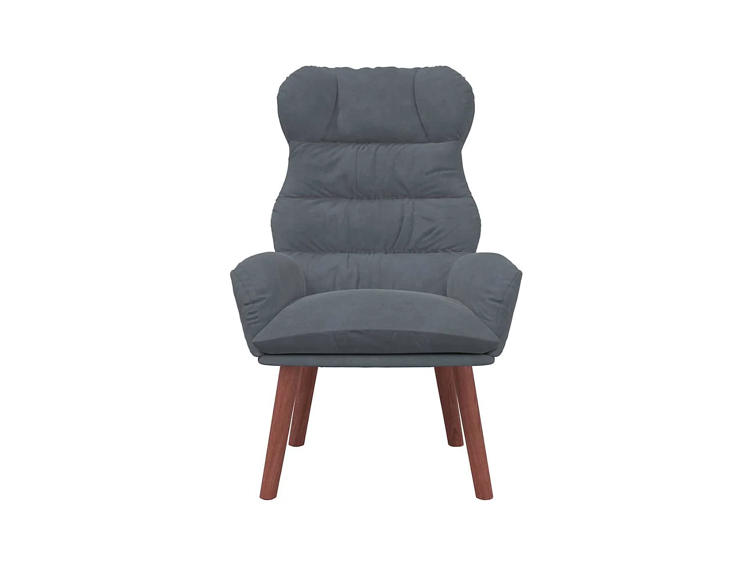 Fauteuil relaxant Gris foncé 69 x 74 x 93 cm Velours
