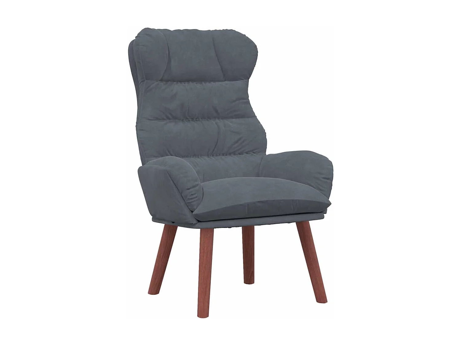 Sessel Dunkelgrau 69 x 74 x 93 cm Samt