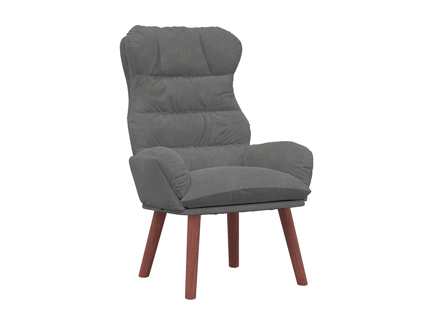 fauteuil Gris foncé 69 x 74 x 93 cm Velours