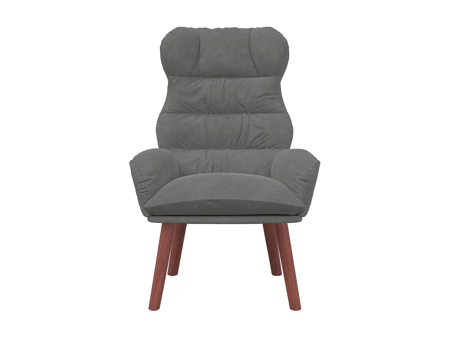 fauteuil Gris foncé 69 x 74 x 93 cm Velours
