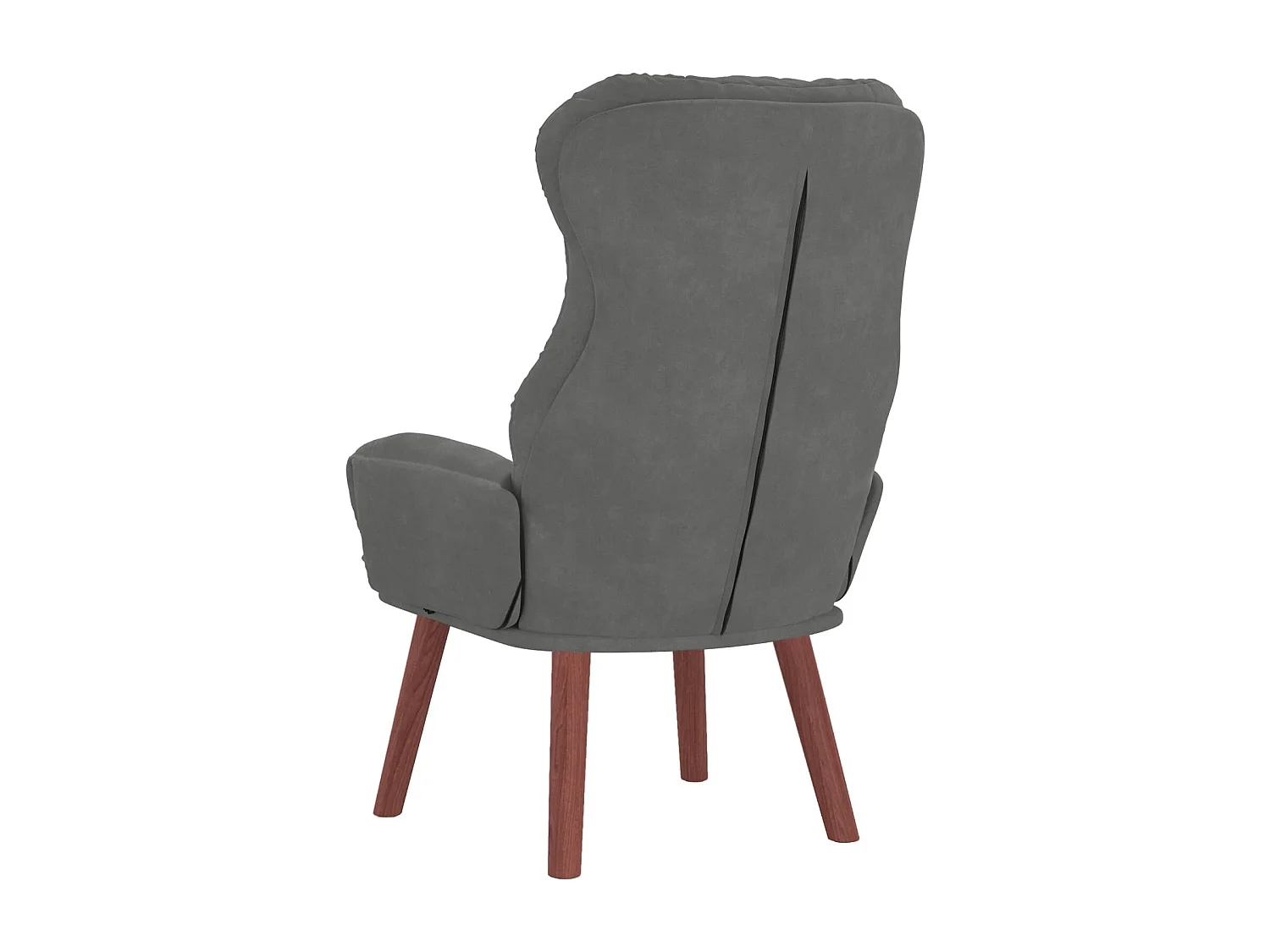 fauteuil Gris foncé 69 x 74 x 93 cm Velours