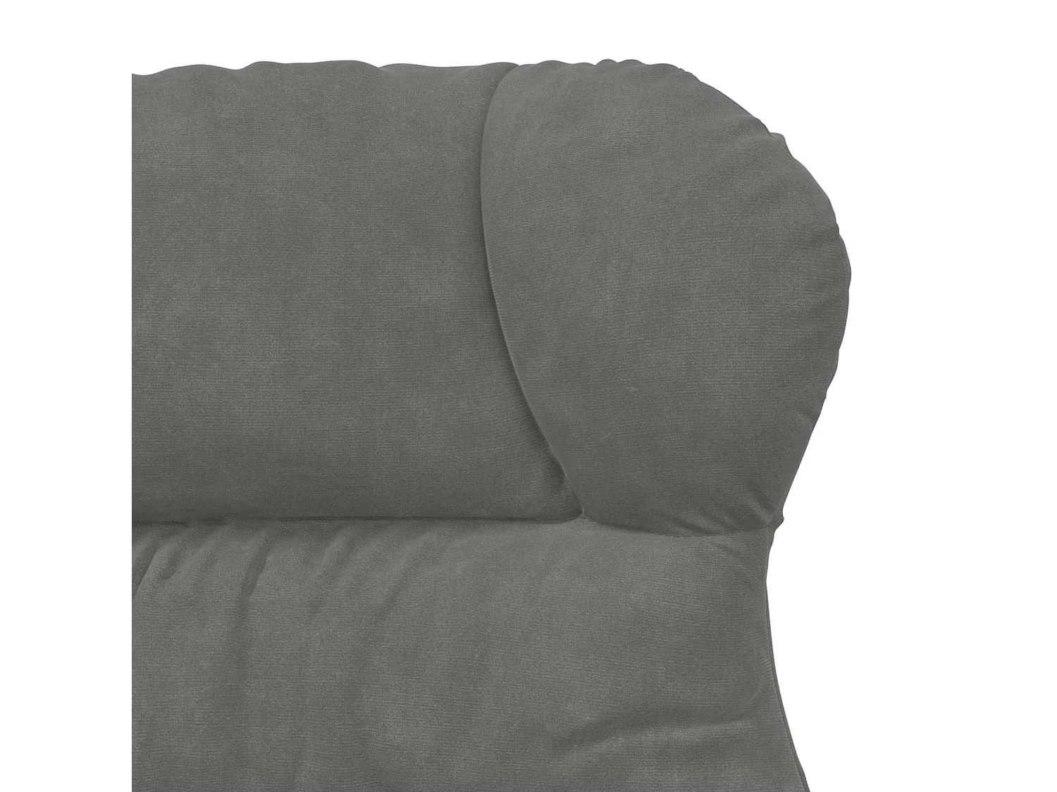 fauteuil Gris foncé 69 x 74 x 93 cm Velours