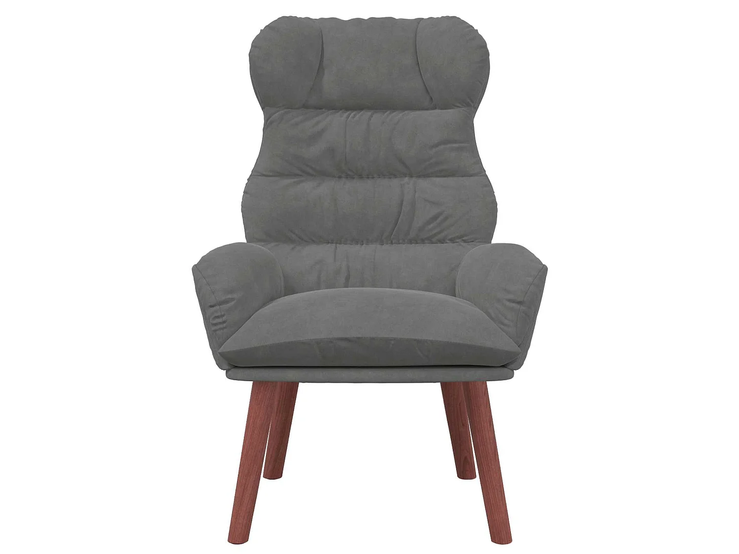 fauteuil Gris foncé 69 x 74 x 93 cm Velours