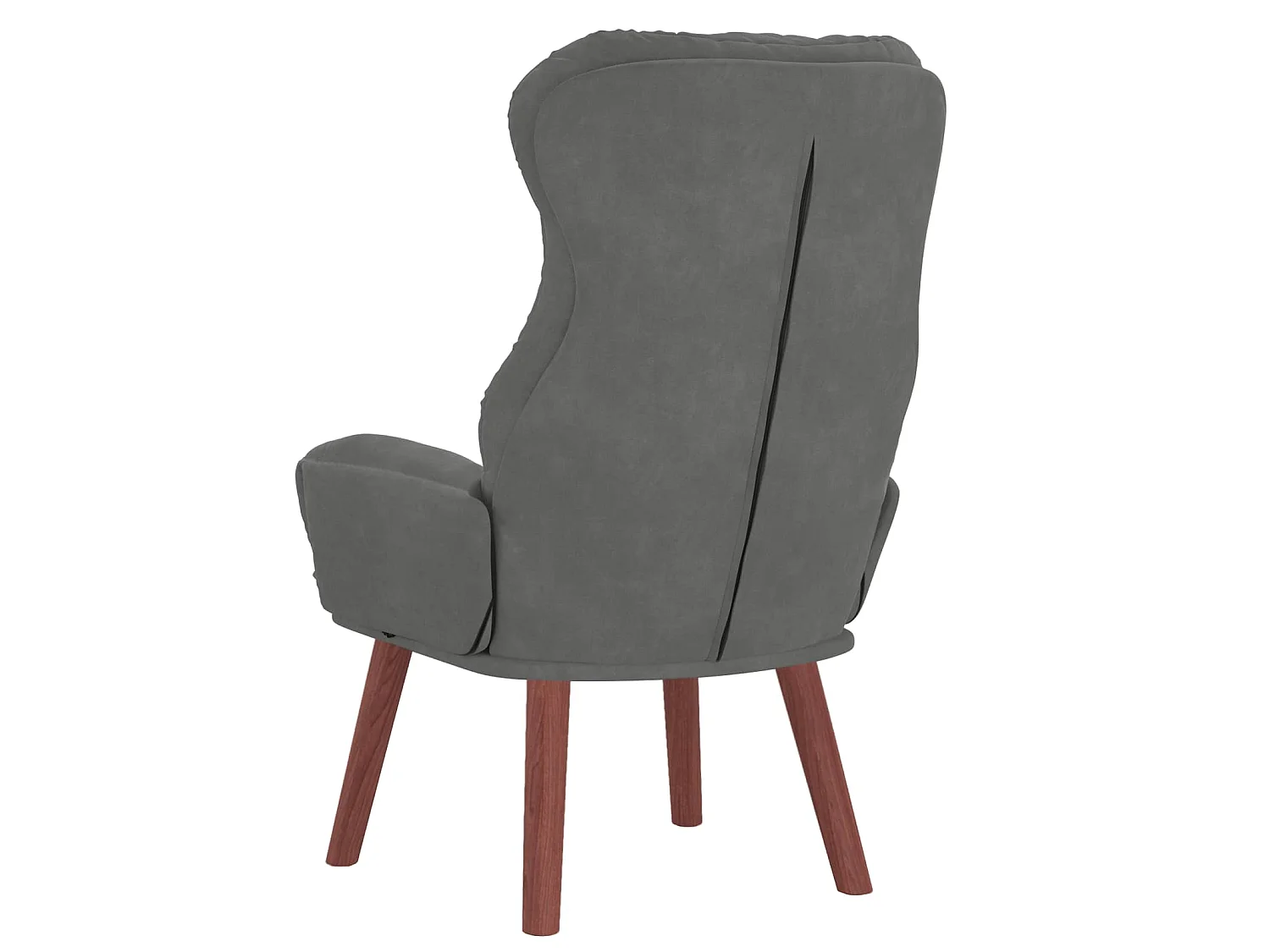 fauteuil Gris foncé 69 x 74 x 93 cm Velours