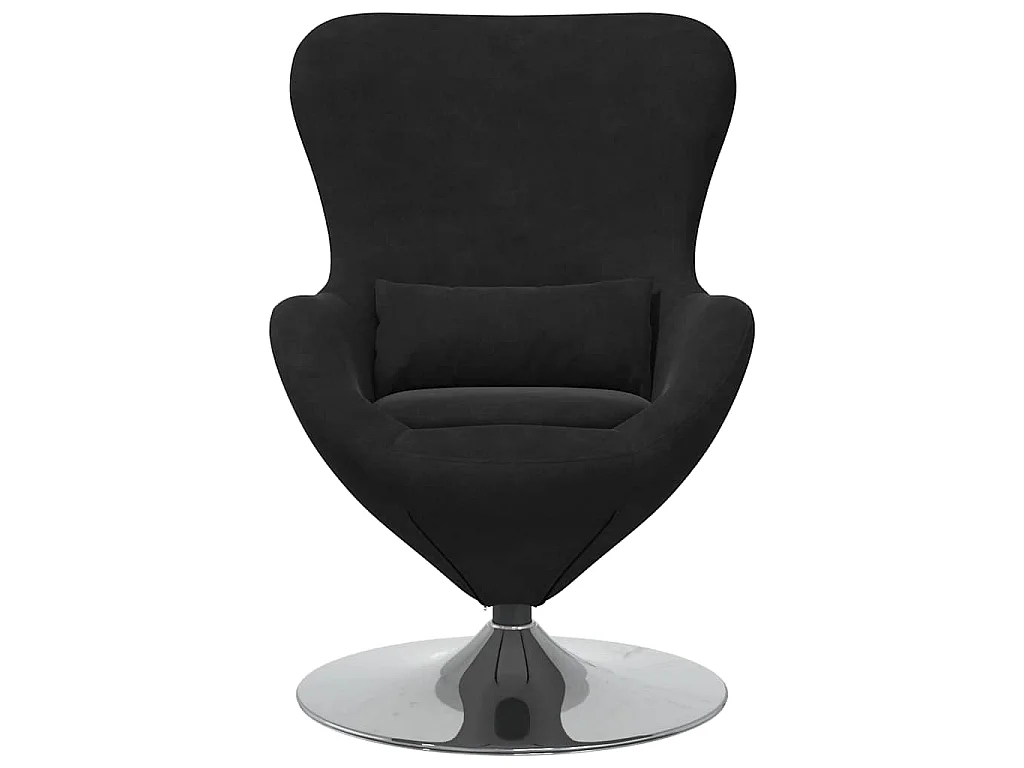 Fauteuil œuf Noir Velours