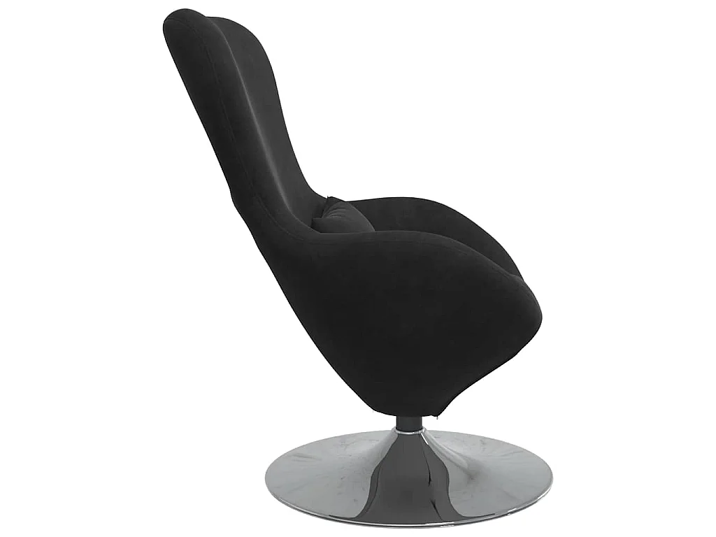 Fauteuil œuf Noir Velours