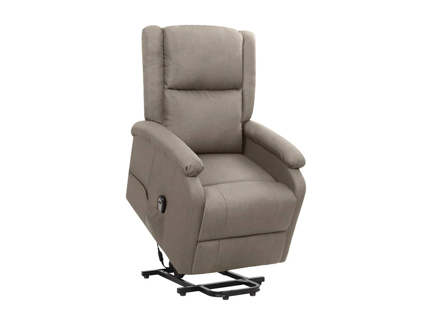 Aufstehsessel Taupe Stoff