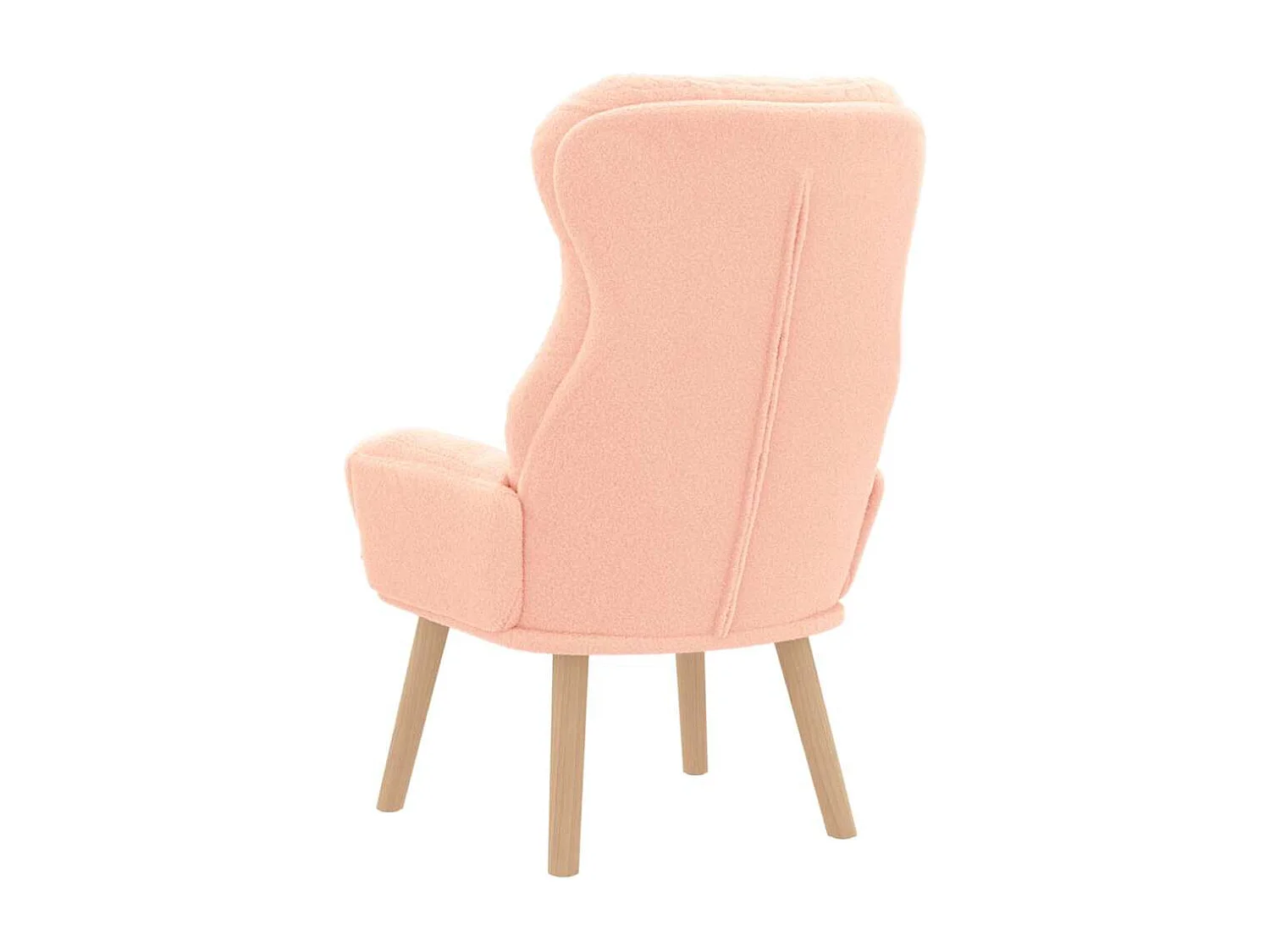 fauteuil Rose 69 x 74 x 93 cm Tissu Sherpa