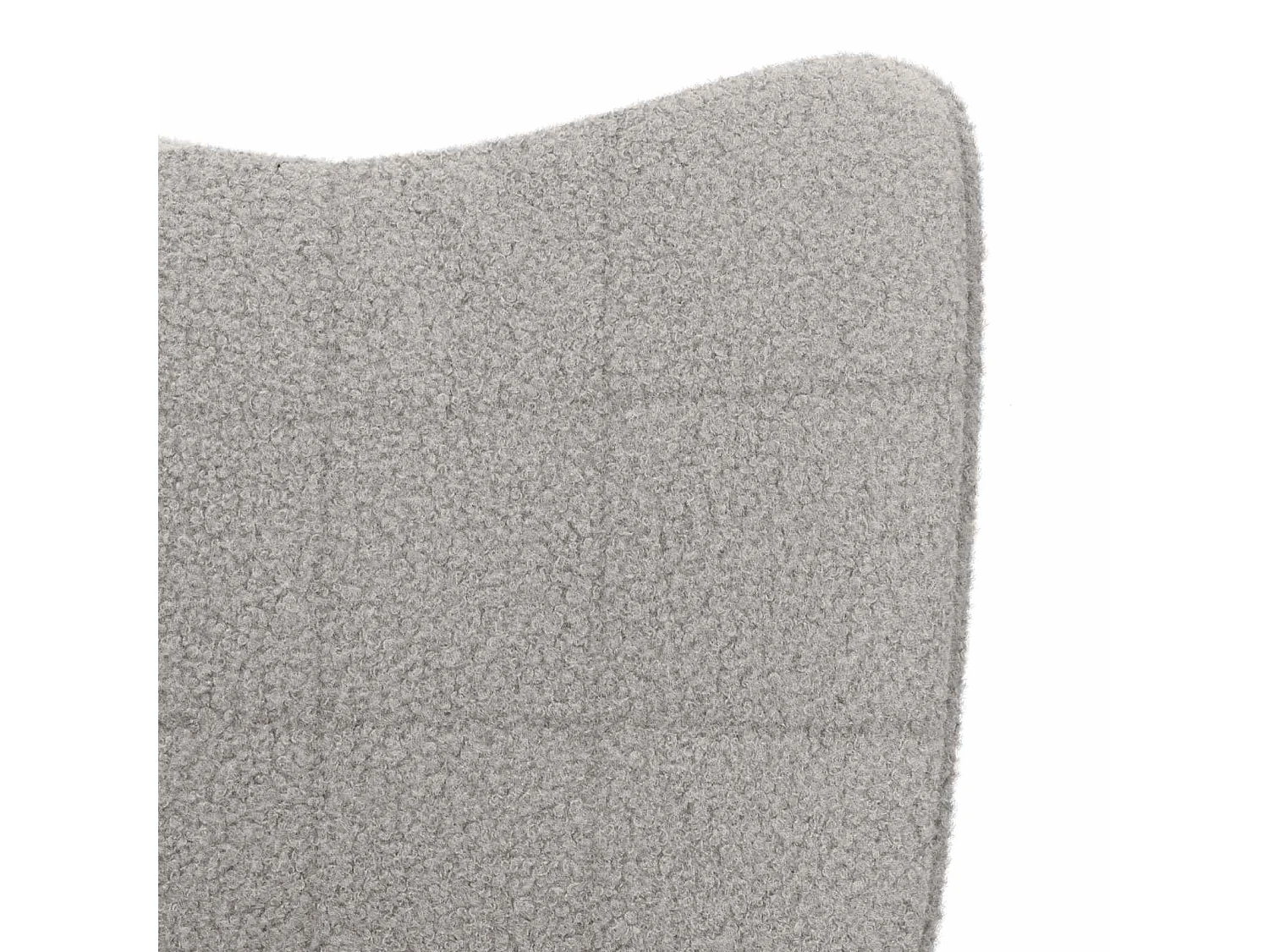 Chaise à bascule Gris clair Tissu Sherpa