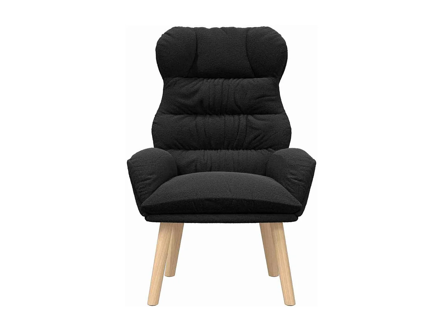 Fauteuil Zwart 69 x 74 x 93 cm Sherpa Stof