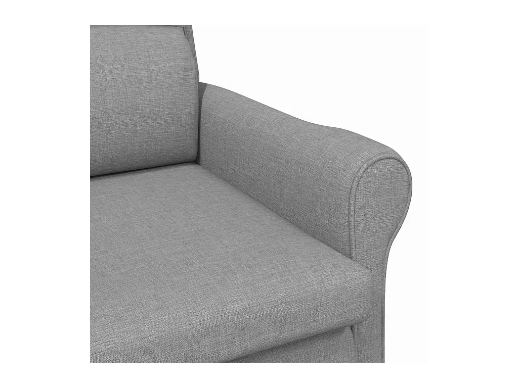 fauteuil Gris clair 76 x 94 x 102 cm tissu