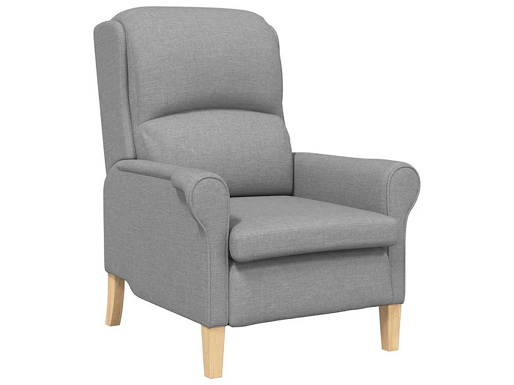 fauteuil Gris clair tissu